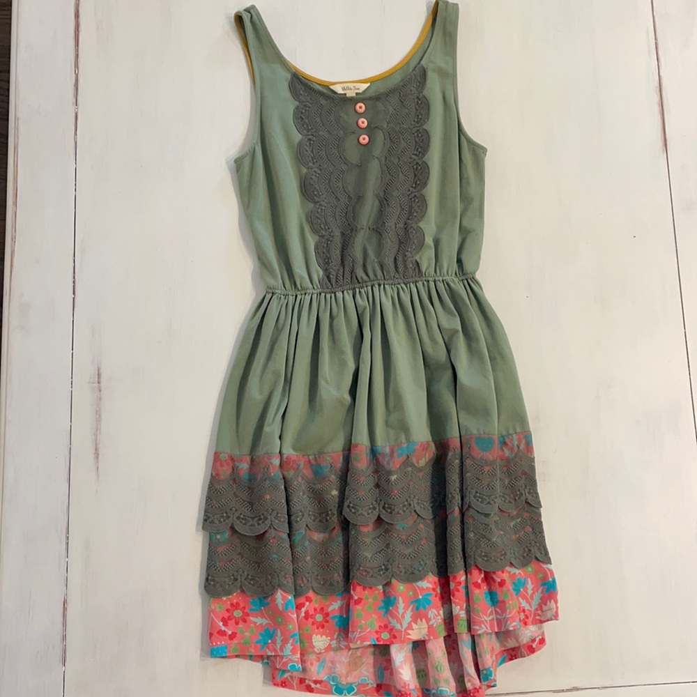 Matilda Jane green hi-lo dress.